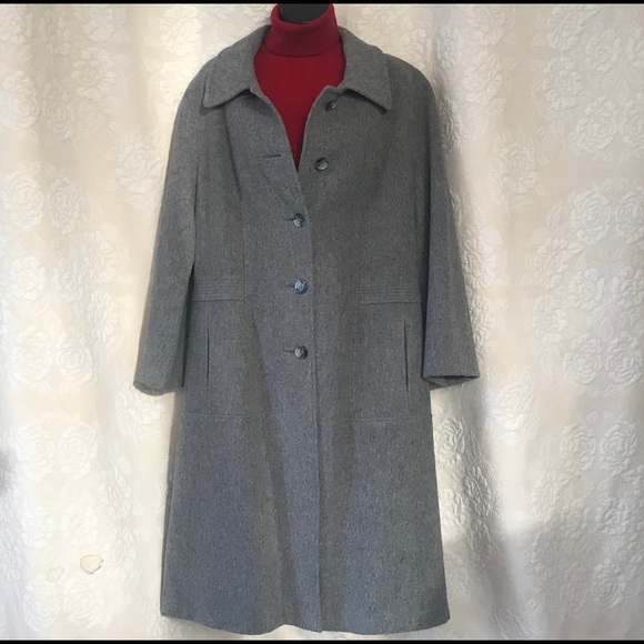 Beau Brem Jackets & Blazers - Beau Brem - Vintage Gray Lined Full Length Coat
